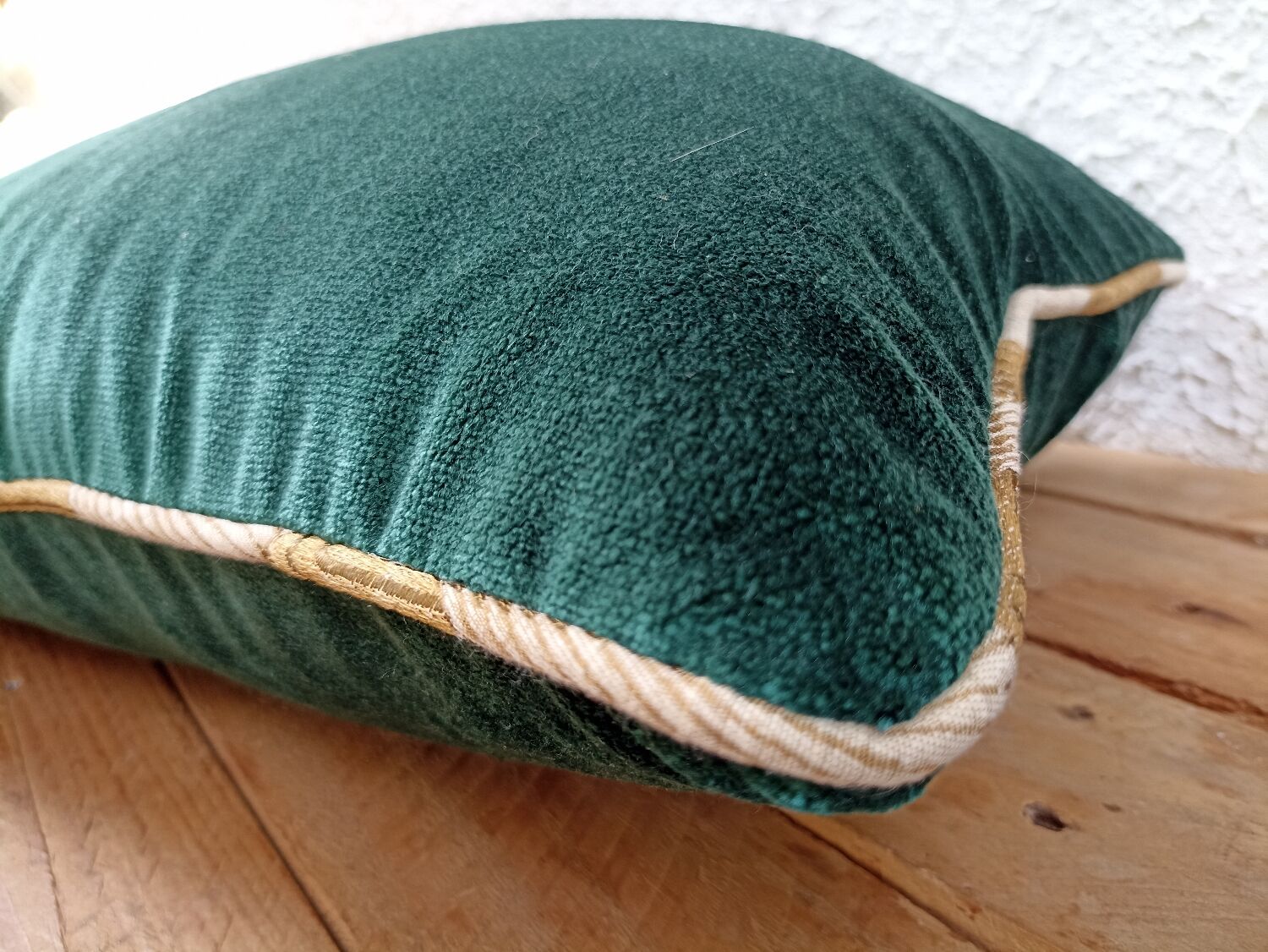 Set of 2 cushions "velvet" 40x40cm / 50x30cm