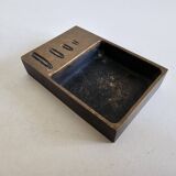 Cendrier en bronze attribué à Jacques Lauterbach, années 1960