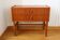 Bedside table, small Scandinavian chest of drawers, 1960, teak.