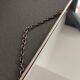 Vintage barber mirror and chain