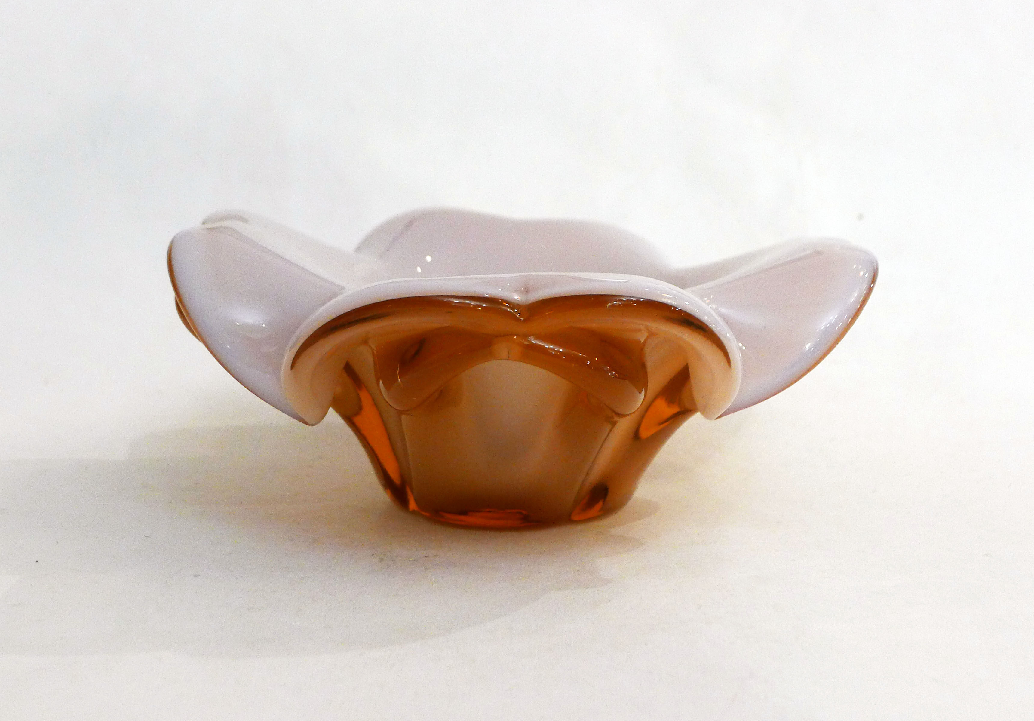 Sommerso Flower Ashtray