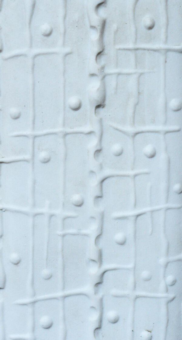 Vase en porcelaine blanche 1960