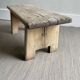 Tabouret banc bois