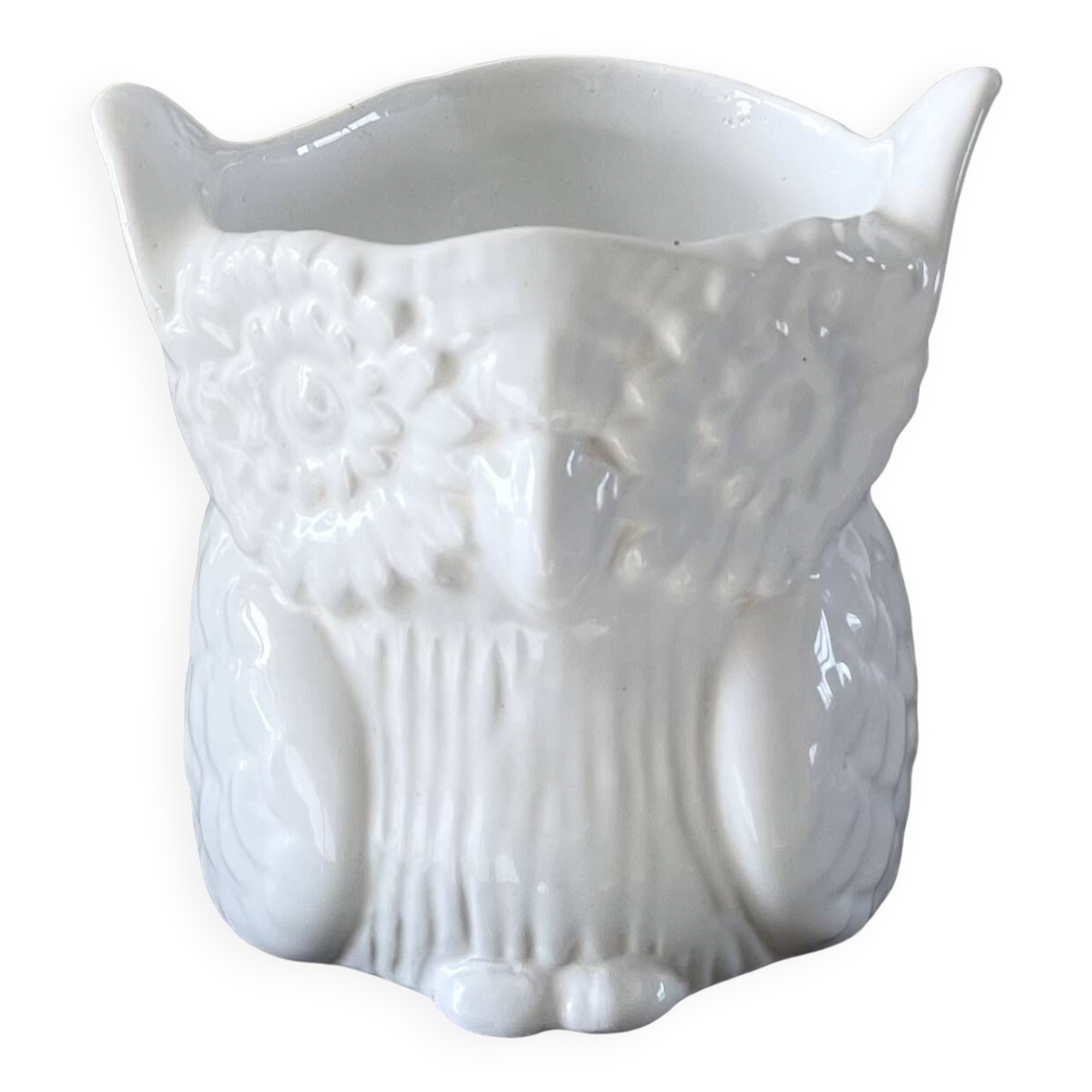Owl plant pot