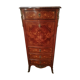 19th-century secretary in marquetry and marble
