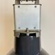 Industrial french dark blue enamel pendant lamp from mazda, 1960s