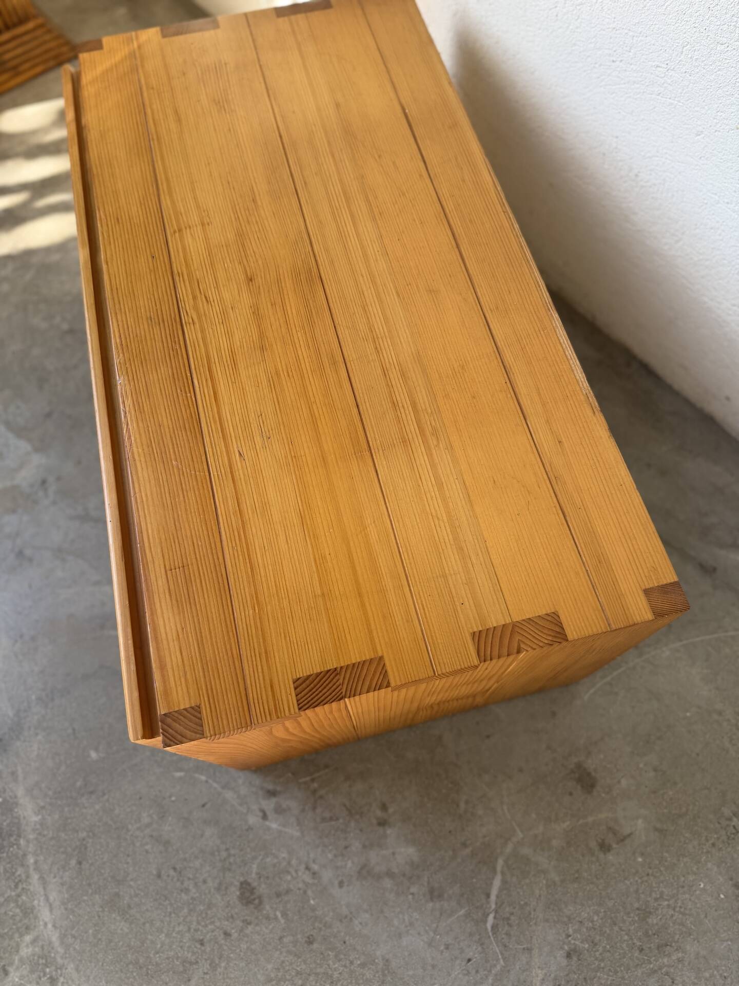 Bedside cabinet pine Maison Regain