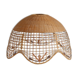 Wicker lampshade