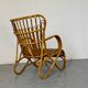 Vintage Rattan and Bamboo Easy Chair from Rohé, 1950s