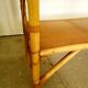 Vintage rattan library