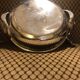 Art deco silver metal dish or bowl