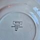 Set of 4 antique flat plates Digoin Sarreguemines Ester