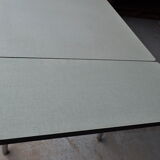 Table in water green formica