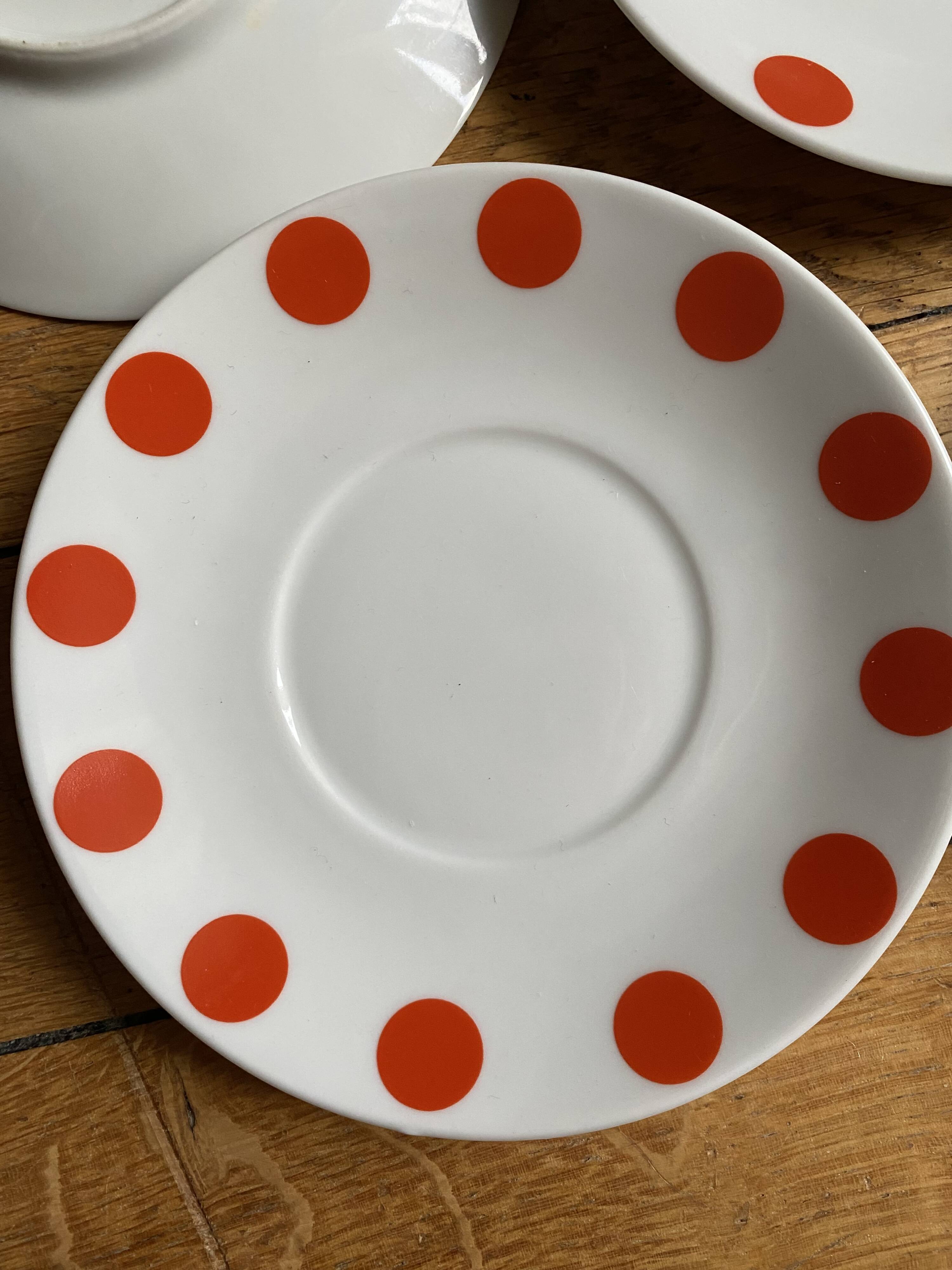 Tasses vintage en porcelaine allemande