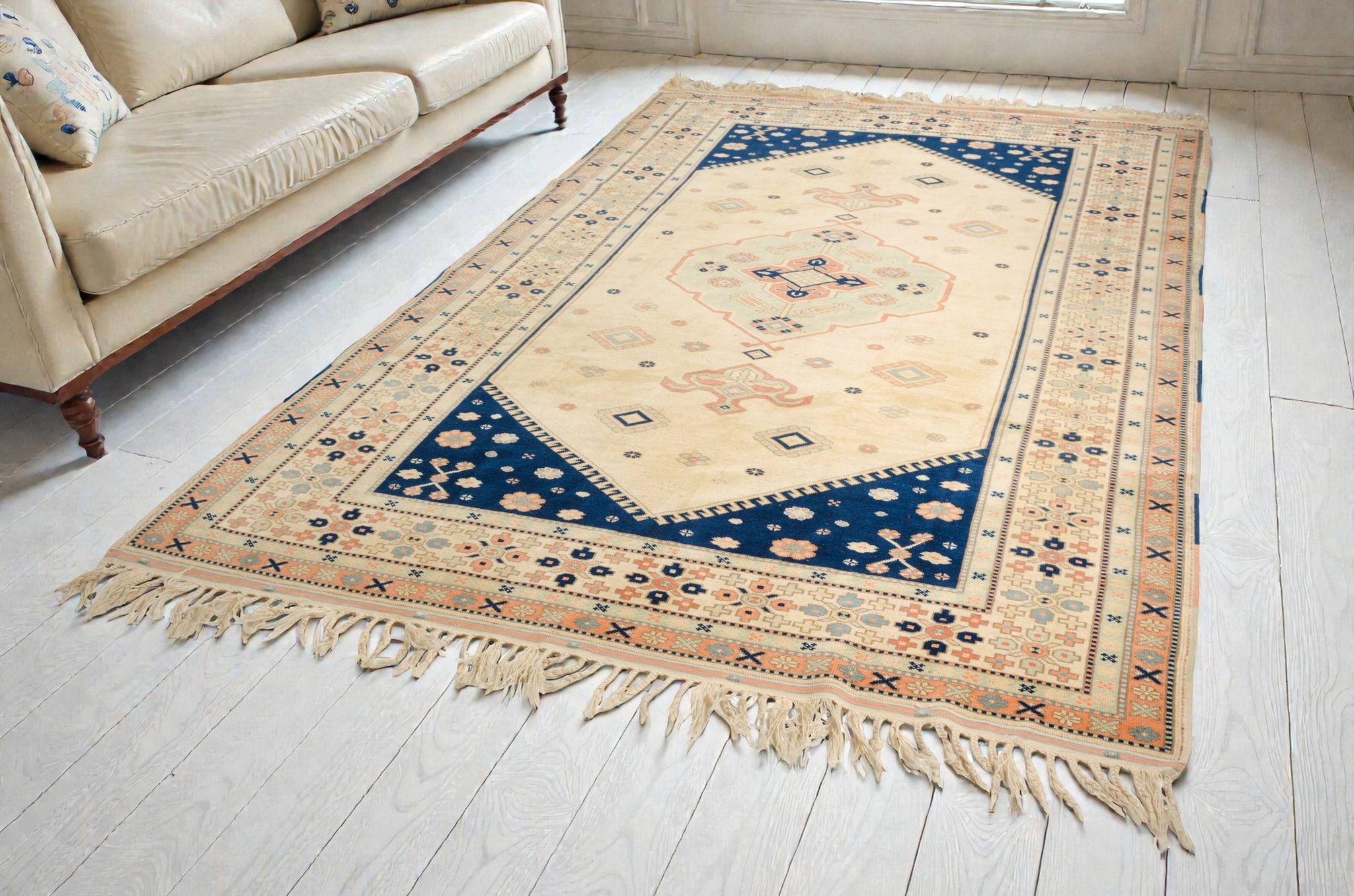 Home Living Vintage Handknotted Rug