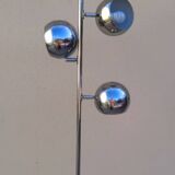 Vintage tulip-shaped space eyeball chrome floor lamp