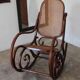 Vintage Thonet rocking chair, 1970s.
