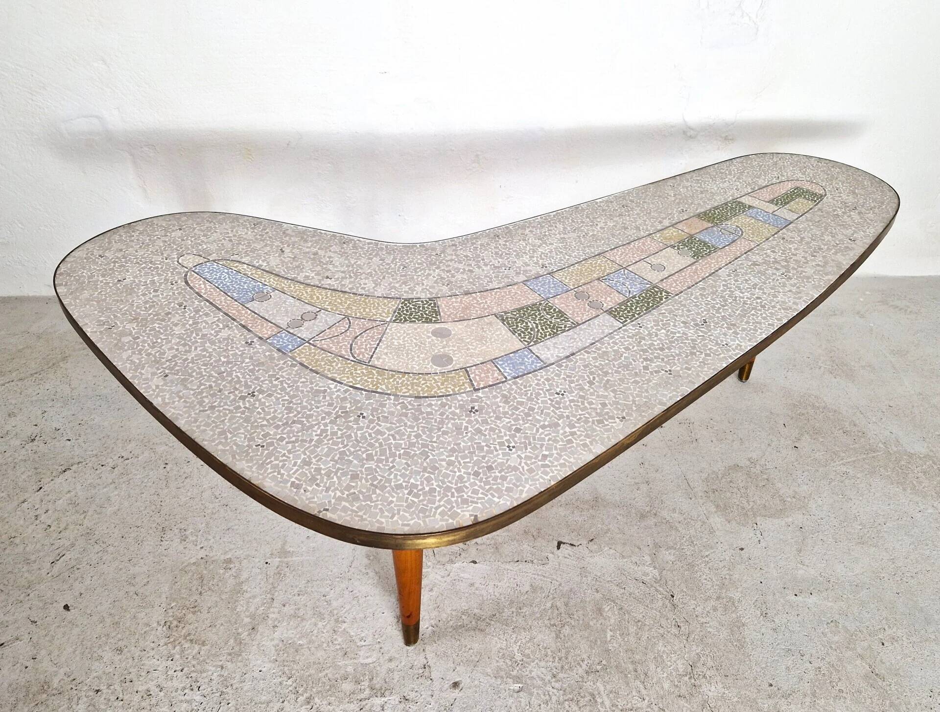 XL Berthold Müller mosaic coffee table