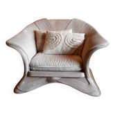 Fauteuil en rotin Betty Cobonpue Scultura années 80