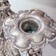 Antique Pair of Candle Holder Silver Rococo Style Candlesticks, 1900s Home Decor
