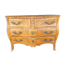 Malouine chest of drawers in solid oak, eighteenth