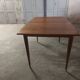 Scandinavian teak table with built-in extension
