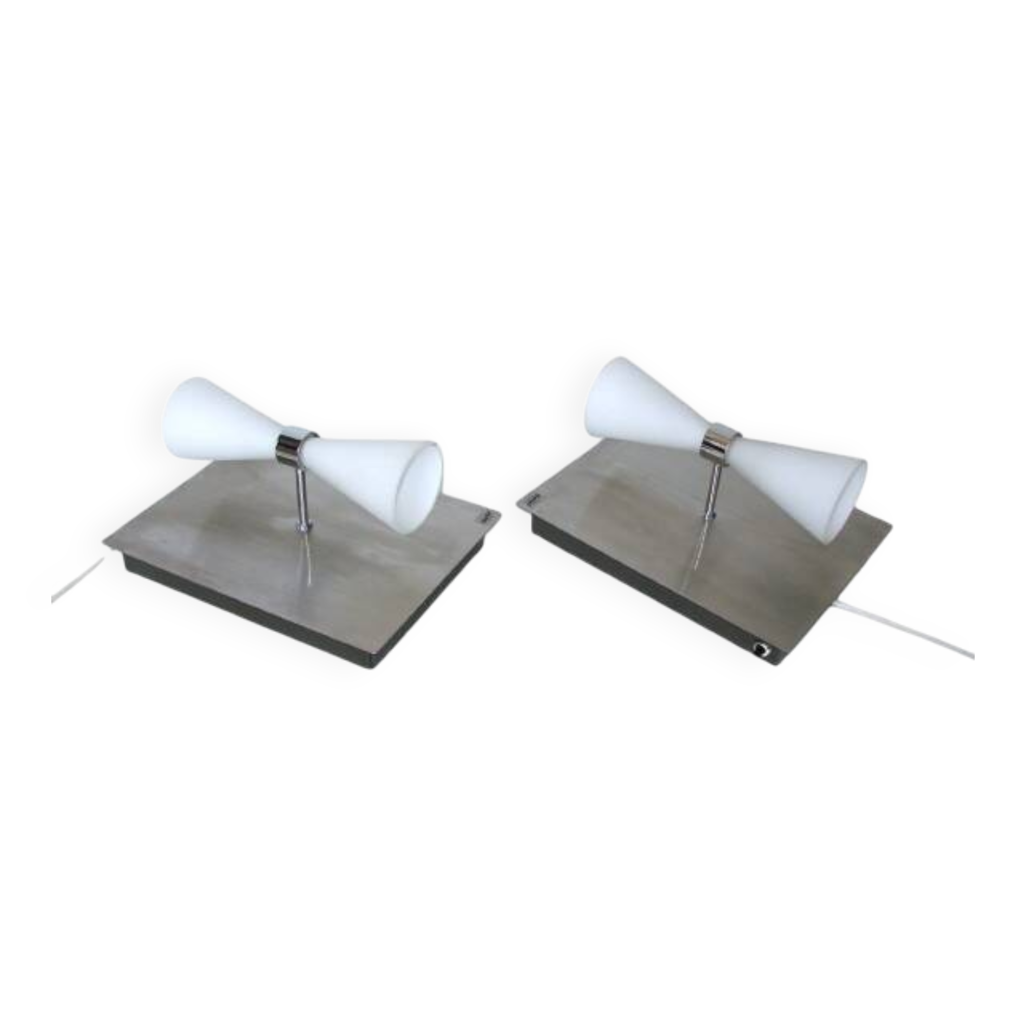 A pair of modern herstal wall lamps from the 2000s - stylish lighting for m