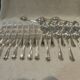 15 Christofle Spatours engraved RV 21.8cm table cutlery 30p early 20th century