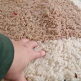 Handmade traditional pure natural wool rug, size 170 x 250 cm