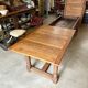 Table de drapier en bois massif 237 x 79 cm