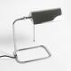 Large original 1980s chrome table lamp by Florian Schulz