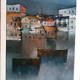 Oil painting on canvas - Marine - 1976 Lido Bettarini canvas 70x50 cm