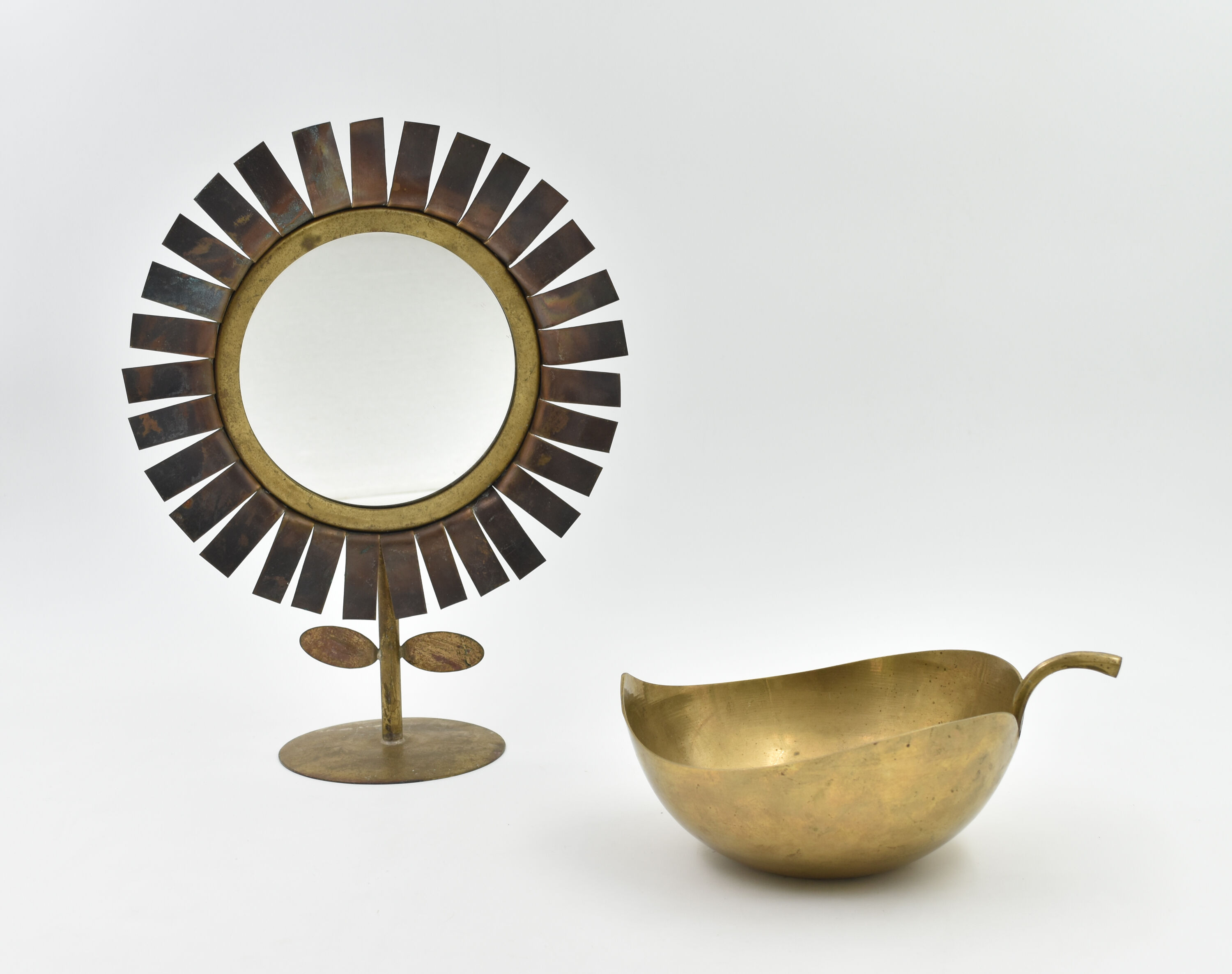 Marguerite Chaty Vallauris standing mirror 30x22cm