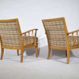 True vintage design armchair by Knoll, lounge style with armrests, 1960s