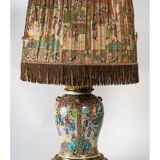 Very important Satsuma porcelain lamp