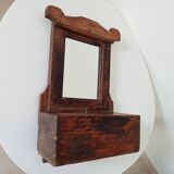 Miroir de barbier indou ancien