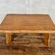 Vintage modernist elm coffee table