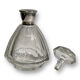Carafe en cristal et argent massif