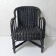 Vintage children's size rattan armchair