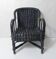 Vintage children's size rattan armchair