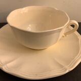 4 cups and 4 sous cups Digoin Sarreguemines, 1920