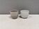 Two handmade ceramic mugs by Vibeke Fischer (VF) from the 1990s.