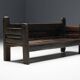 Banc Brutaliste Wabi Sabi, France, 19ème Siècle