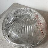 Saladier en cristal taillé