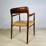 Chaise modèle 56, Niels O. Møller pour J.L. Møllers Møbelfabrik, Danemark années 1950