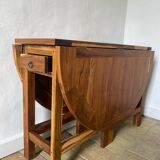 Folding table made of exotic wood