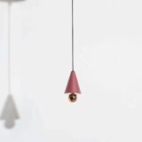 Cherry LED pendant light - Petite friture - Red Brown - Mini size