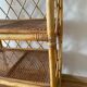 Rattan shelf