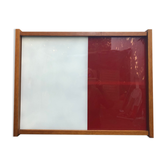 Wall showcase vintage storage furniture 60s