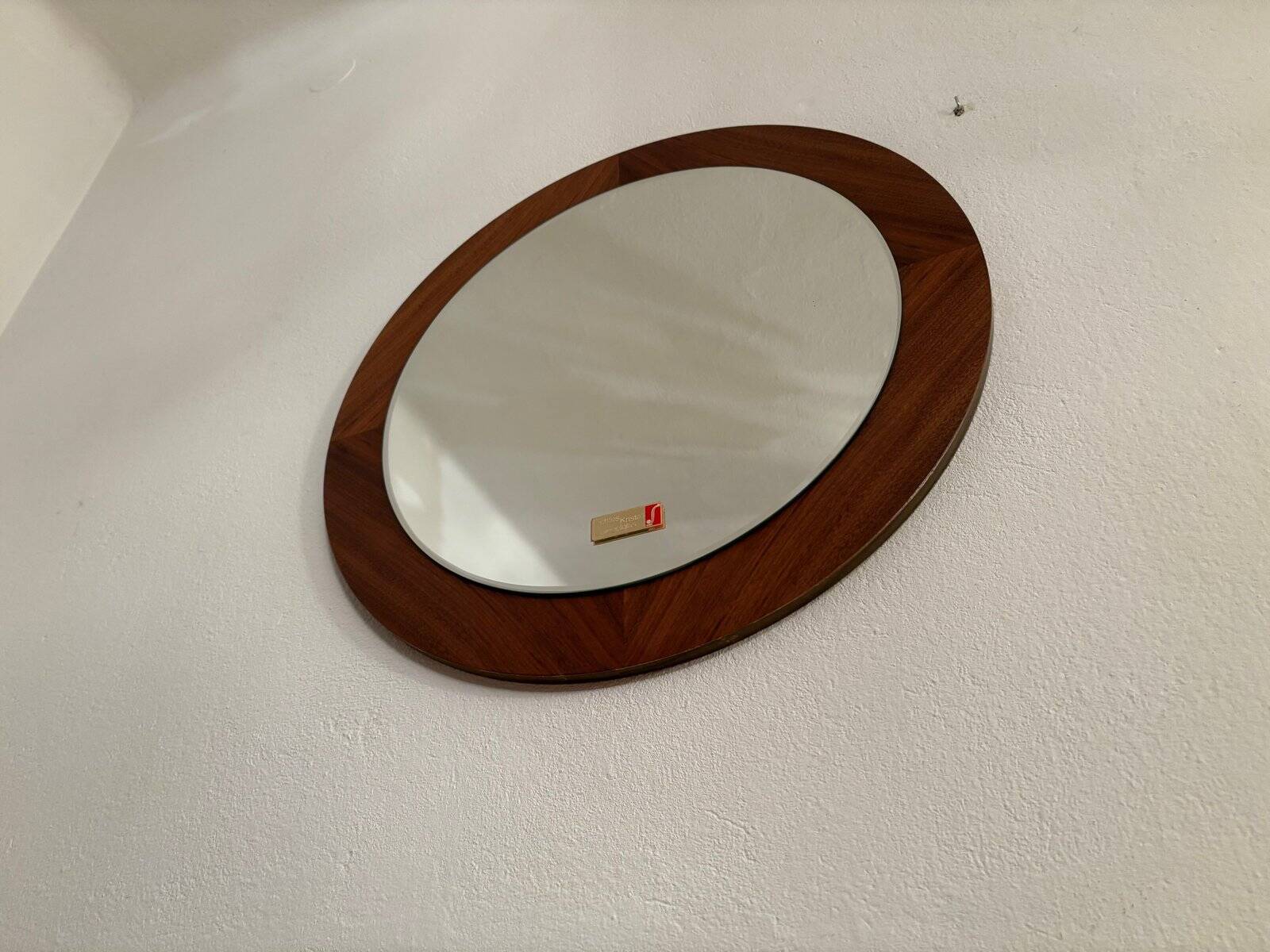 Scandinavian style crystal mirror, Germany, 1970s